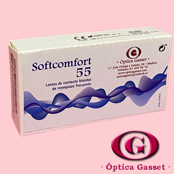 SoftComfort 55, lentes de hidrogel de uso mensual